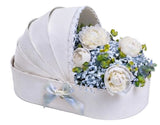 Luxury Baby Boy Peonies Cradle Box