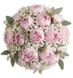 Luxury Peonies with Gypsophila Bouquet