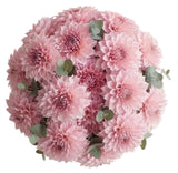 Luxury Pink Dhalia Bouquet with Eucalyptus
