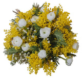 Luxury Ranunculus Bouquet with Mimosa