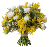 Luxury Ranunculus Bouquet with Mimosa