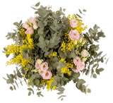 Mimosa and Lisianthus Bouquet