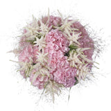 Pink Hydrangea with Astilbe Bouquet