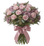 Pink Roses with Limonium Bouquet