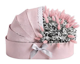 Pretty Gypsophila with Lagurus Cradle Box