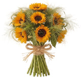 Pretty Sunflowers in Panicum Grass Bouquet