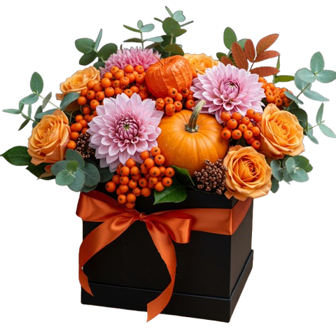 Pretty and Orange Halloween Box