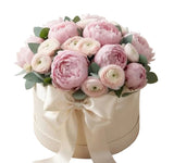 Rafined Box of Peonies and Pink Ranunculus