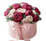 Rafined Box of Peonies and Pink Ranunculus