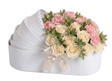 Roses with Carnations in Cradle Box