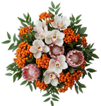 Rowan Glow and Protea Luxury Bouquet