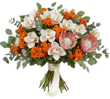 Rowan Glow and Protea Luxury Bouquet
