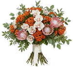 Rowan Glow and Protea Luxury Bouquet