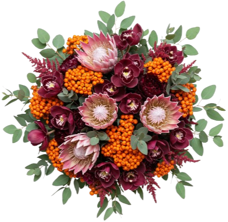 Rustic Bloom with Eucalyptus Bouquet
