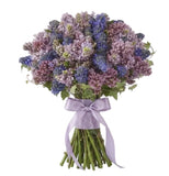 Scented Bouquet of Hyacinth and Purple Lilac