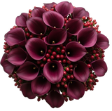 Shadows and Scarlet Blooms  Bouquet