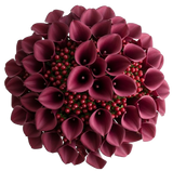 Shadows and Scarlet Blooms  Bouquet
