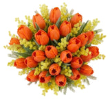 Tulips in Mimosa Splendid Bouquet