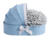 White Gypsophila Pretty Cradle Box