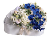 White and Blue Baby Boy Cradle Box