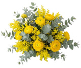 Yellow Ranunculus and Mimosa Bouquet