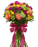 A Bouquet of Rainbow Flowers - Flowers Box London