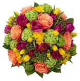 A Bouquet of Rainbow Flowers - Flowers Box London