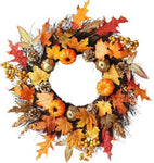 Amazing Artificial Gold Halloween Door Wreath - Flowers Box London