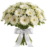 Amazing Bouquet of Gerberas and Tanacetum - Flowers Box London