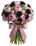 Amazing Bouquet of Peonies and Scabiosa with Sedum - Flowers Box London
