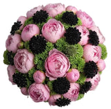 Amazing Bouquet of Peonies and Scabiosa with Sedum - Flowers Box London
