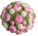 Amazing Bouquet of Peonies and Scabiosa with Sedum - Flowers Box London