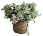 Amazing Lilac Basket with Touch of Blue