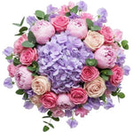 Amazing Peonies and Sweet Pea Bouquet