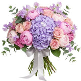 Amazing Peonies and Sweet Pea Bouquet