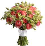 Amazing Pink Ranunculus with Lilac Bouquet - Flowers Box London