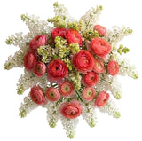 Amazing Pink Ranunculus with Lilac Bouquet - Flowers Box London