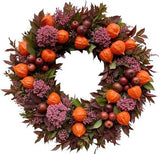 Amber Glow Harvest Door Ring - Flowers Box London