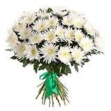 Anastasia White Chrysanthemum Bouquet - Flowers Box London