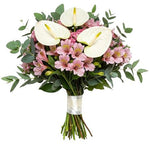 Anthurium with Alstroemeria Bouquet
