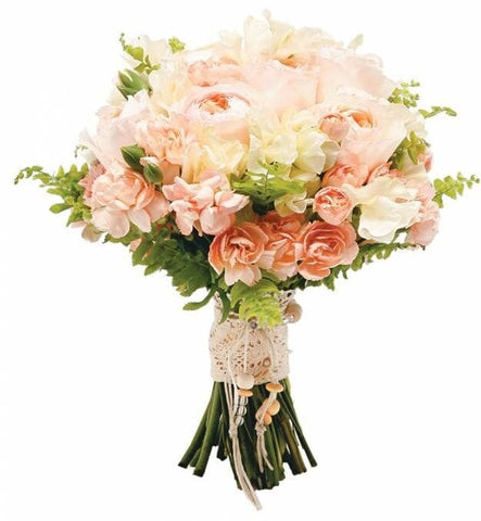 Apricot Bridal Bouquet