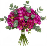 Aromatic Bouquet of Freesias and Eucalyptus
