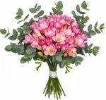 Aromatic Bouquet of Freesias and Eucalyptus