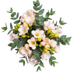 Aromatic Bouquet of Freesias and Eucalyptus