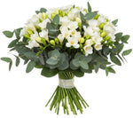 Aromatic Bouquet of Freesias and Eucalyptus