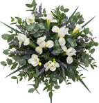 Aromatic Bouquet of Iris with Lavender and Eucaliptus - Flowers Box London