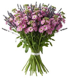 Aromatic Bouquet of Stocks an Lavender - Flowers Box London