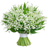 Aromatic Lily of Valley Bridal Bouquet - Flowers Box London