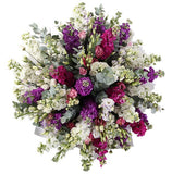Aromatic Matthiola an Lisianthus Bouquet - Flowers Box London