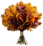 Autuman Palete Oak Leaves Bouquet